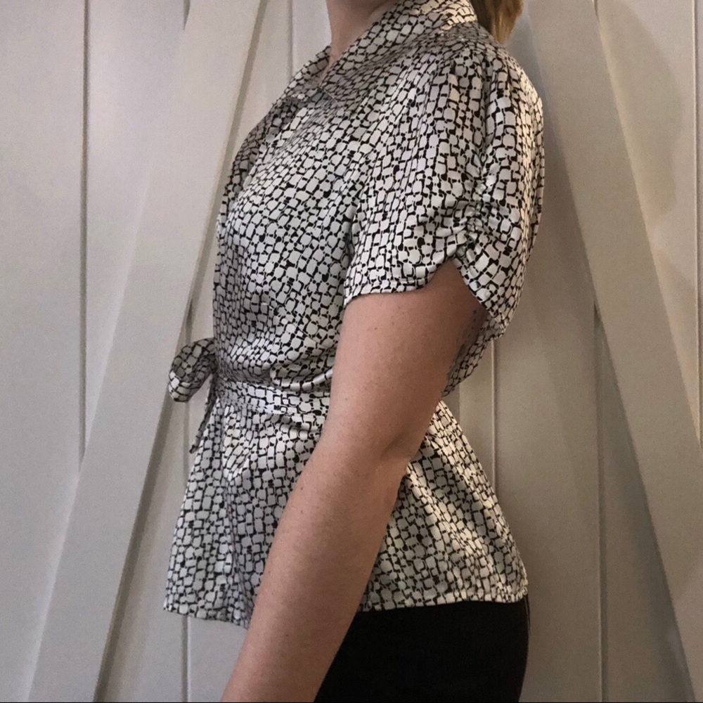 BELTED BLOUSE - Picture 3 of 4
